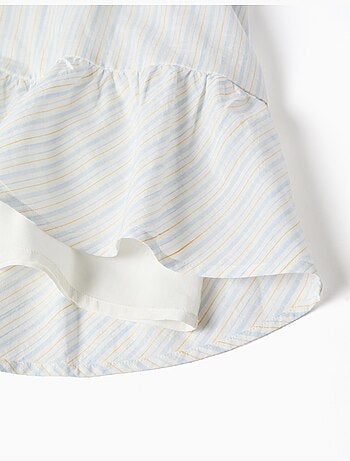 Robe en coton à rayures et doublure B&S