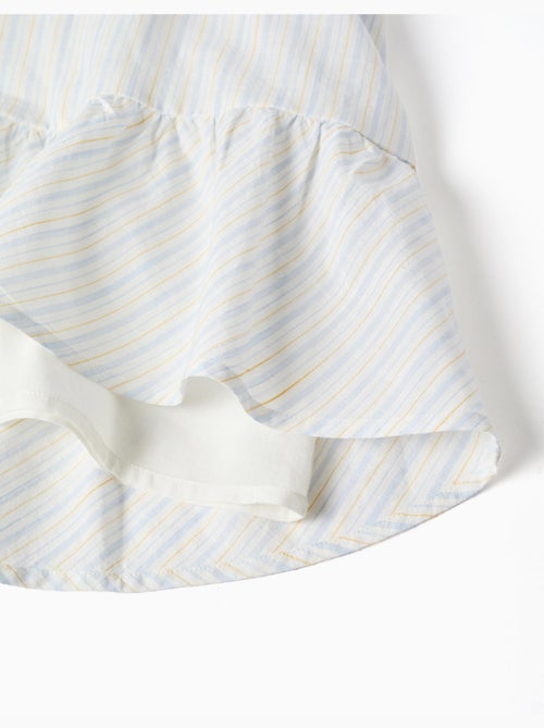 Robe en coton à rayures et doublure B&S - Kiabi