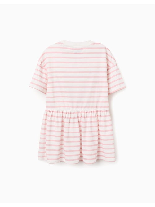 Robe en coton à rayures et imprimé Kuromi - Kiabi