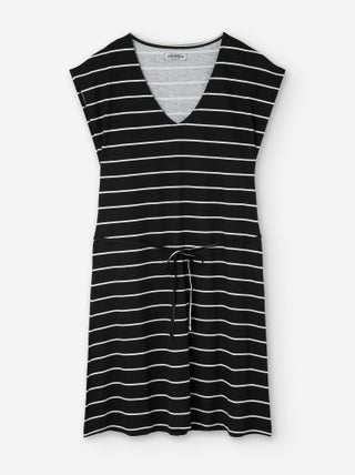 Robe en Coton à Rayures