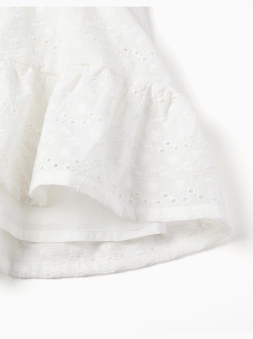 Robe en coton avec broderie anglaise et volants - Kiabi Robe en coton avec broderie anglaise et volants - Kiabi