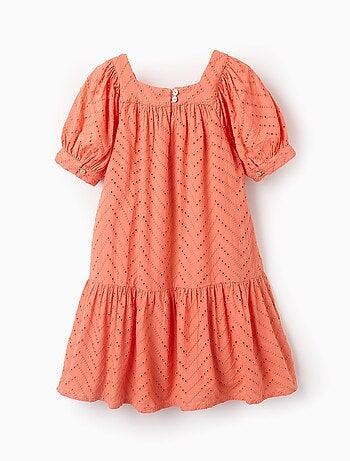 Robe en Coton avec Broderie Anglaise