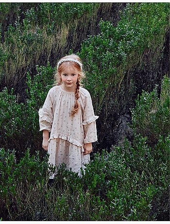 Robe en coton bambula à motif floral B&S