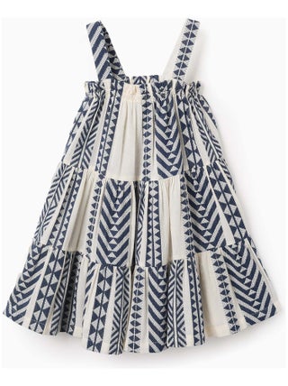 Robe en Coton Motif Ethnique