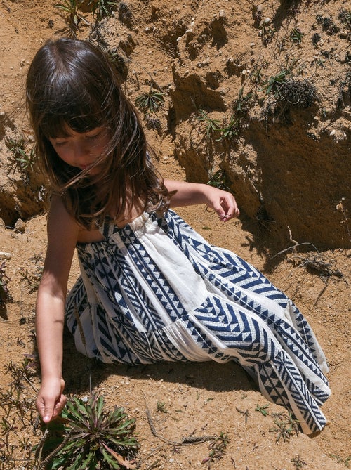 Robe en Coton Motif Ethnique - Kiabi