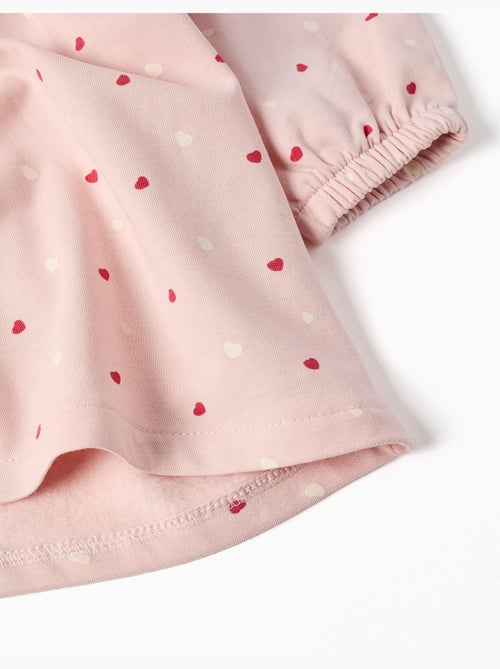 Robe en coton peigné avec motif cœur - Kiabi Robe en coton peigné avec motif cœur - Kiabi
