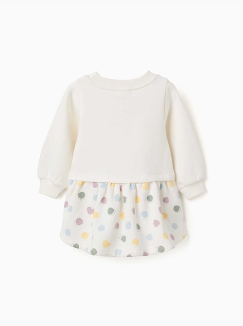 Robe en coton peigné avec motif de cœurs et de pois - Kiabi Robe en coton peigné avec motif de cœurs et de pois - Kiabi