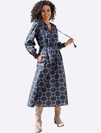 Robe En Coton Pur Coton - Taille Standard - Witt