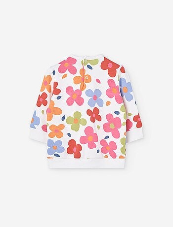 Robe en coton recyclé à imprimé fleuri