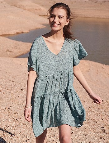 robe verte kiabi