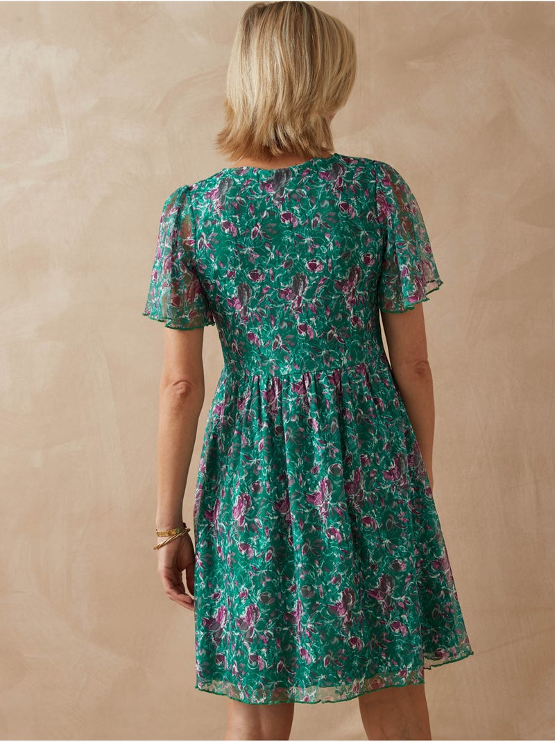 Robe en dentelle - DAXON Vert - Kiabi