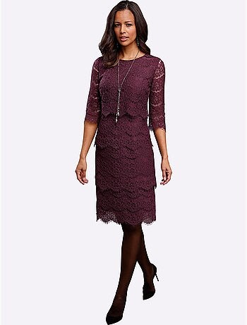 Robe En Dentelle Dentelle élastique - Taille Courte - Witt