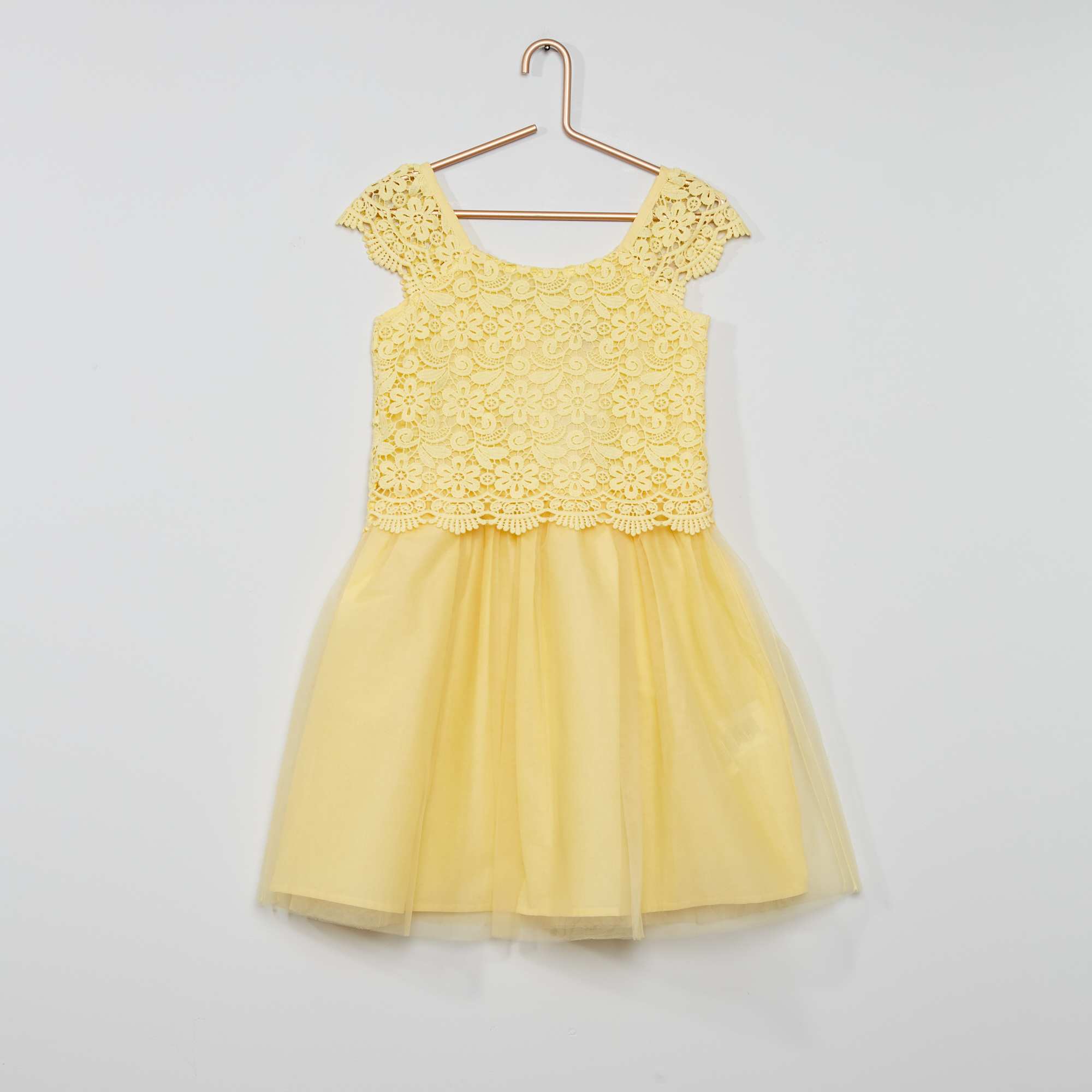 Robe en dentelle et tulle Fille 312 ans Kiabi 15,30€