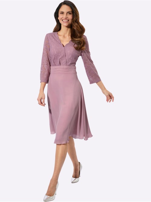 Robe En Dentelle Qualité Tissée - Taille Standard - Witt - Kiabi Robe En Dentelle Qualité Tissée - Taille Standard - Witt - Kiabi