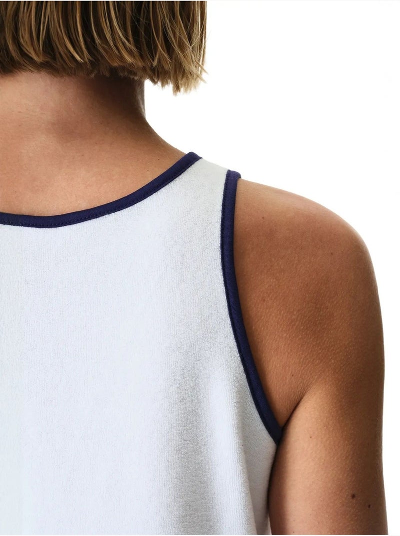 Robe en éponge penti Blanc - Kiabi