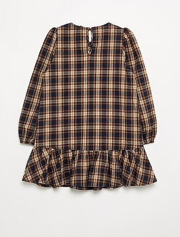 Robe en flanelle à manches longues