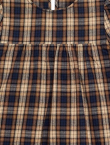 Robe en flanelle à manches longues