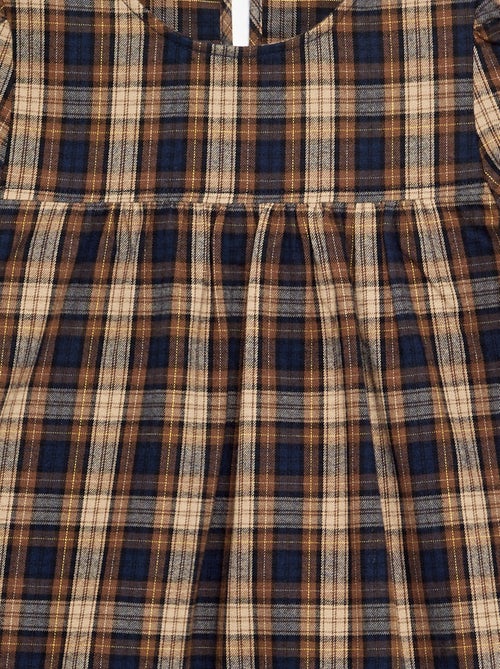 Robe en flanelle à manches longues - Kiabi