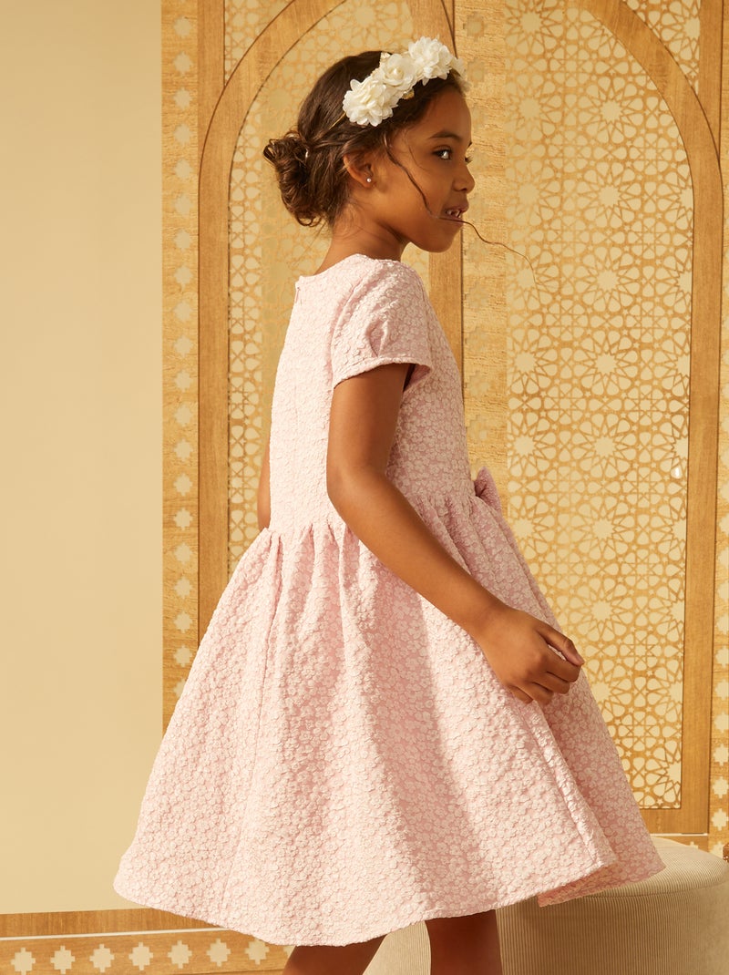 Robe en jacquard de cérémonie ROSE - Kiabi