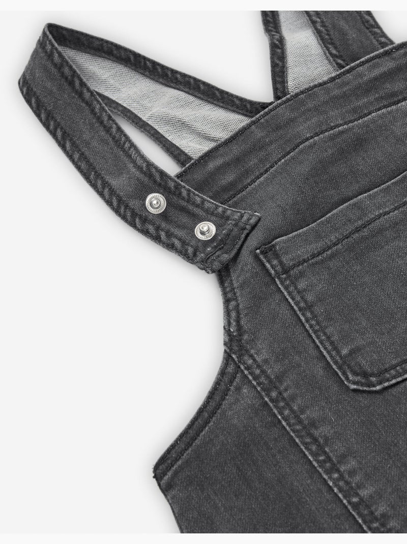 Robe en jean avec poches et nœuds Vert - Kiabi