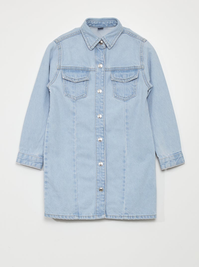 Robe en jean Bleu clair - Kiabi