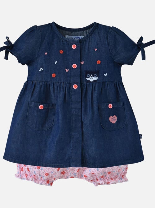 ROBE EN JEAN BLOOMER ELEA - Kiabi