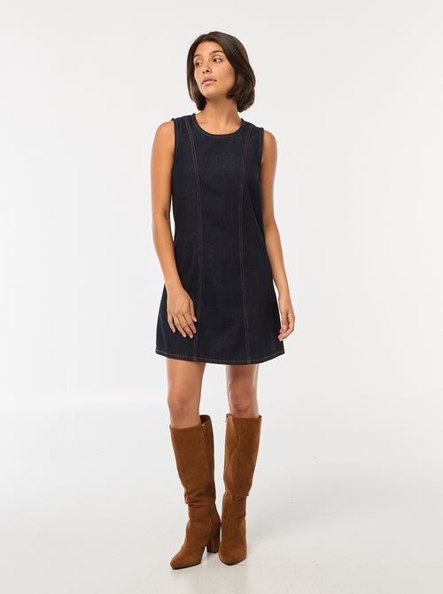 Robe en jean courte - Kiabi