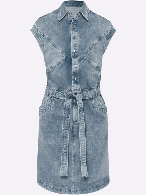 Robe En Jean Coutures De Séparation - Taille Standard - helline - Kiabi