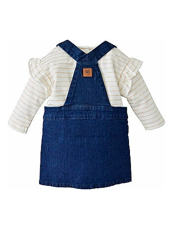 ROBE EN JEAN ET T-SHIRT BONNIE