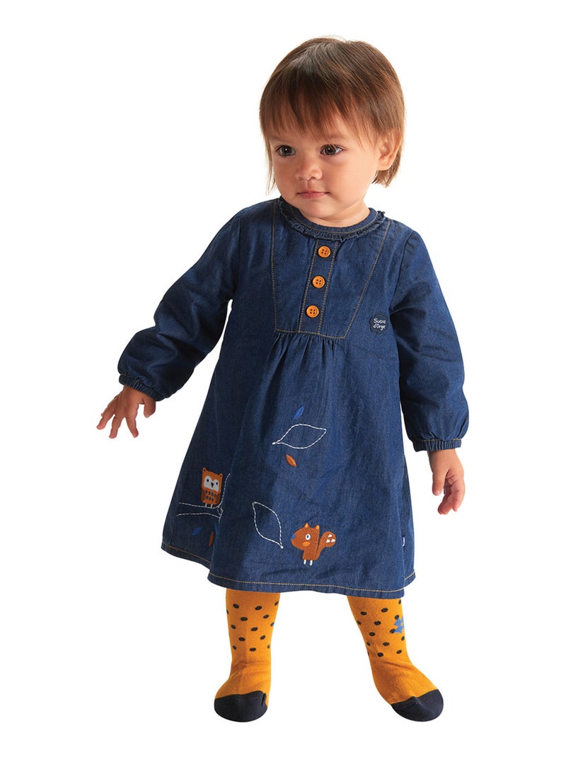 ROBE EN JEAN FANIA Bleu - Kiabi