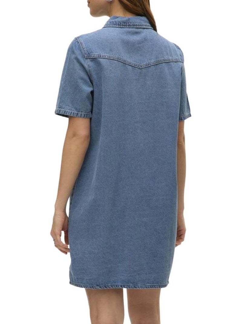 Robe en jean femme vero moda Bleu - Kiabi