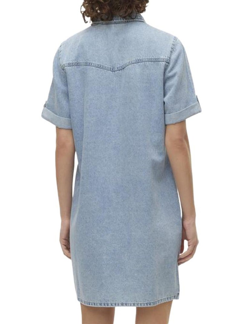Robe en Jean Femme Vero Moda Bleu - Kiabi
