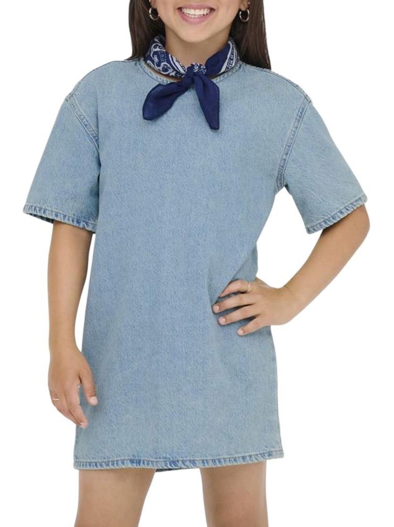 Robe en jean fille kids only Bleu - Kiabi