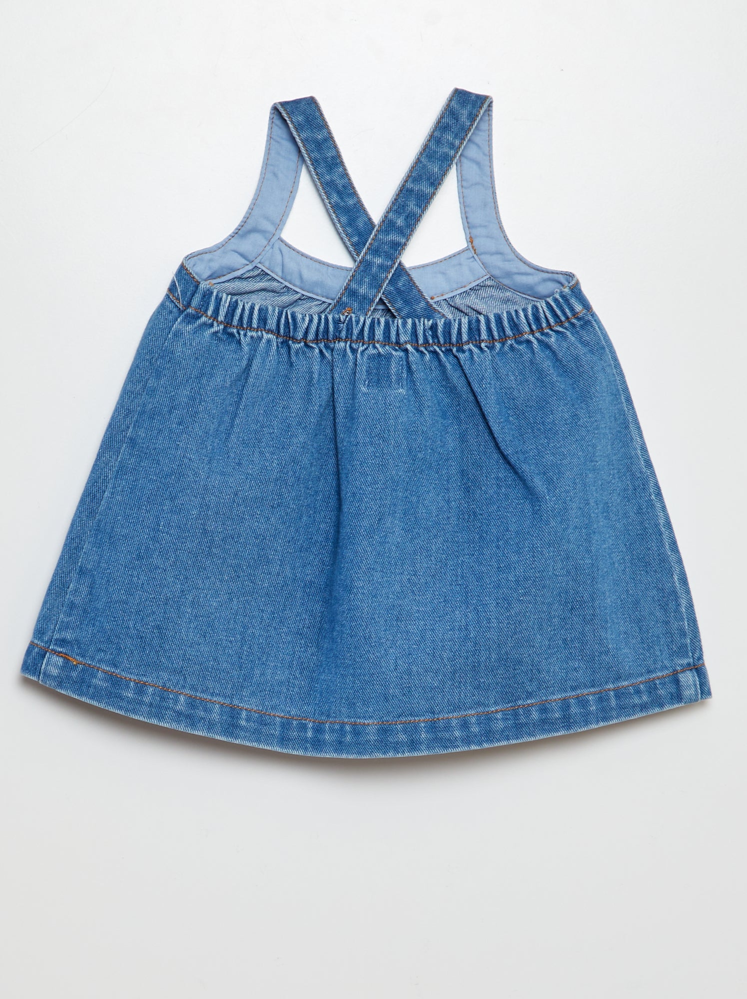 Robe Chasuble En Jean Pour Fille - Denim Doux, Bretelles Réglables - Style Décontracté NEXT - 9
