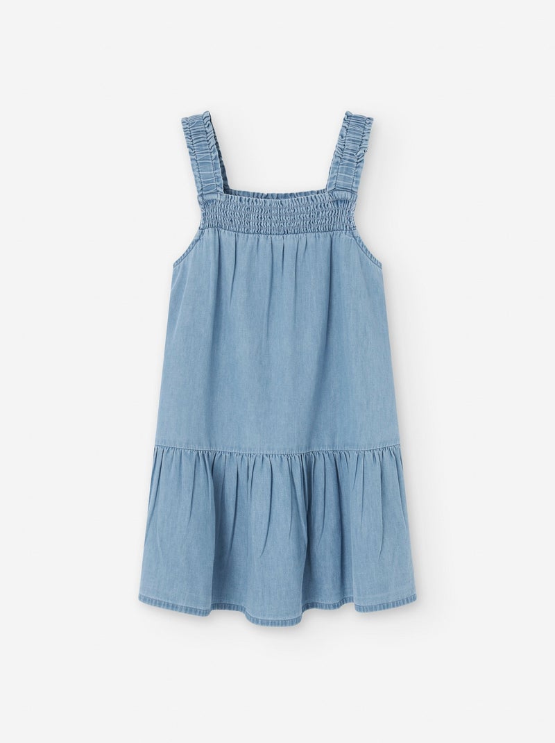 Robe en Jean Léger Bleu clair - Kiabi