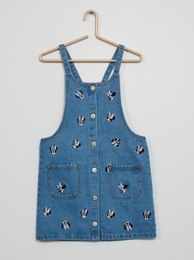Robe en jean 'Minnie' 'Disney' bleu 'Minnie' - Kiabi