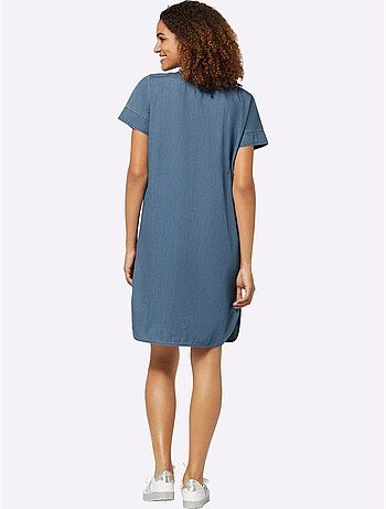 Robe En Jean Pur Coton - Taille Standard - Witt