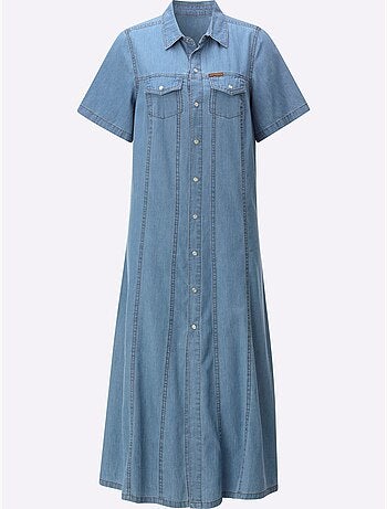 Robe En Jean Pur Coton - Taille Standard - Witt