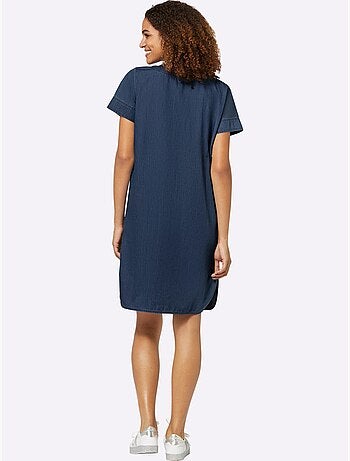 Robe En Jean Pur Coton - Taille Standard - Witt