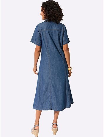 Robe En Jean Pur Coton - Taille Standard - Witt
