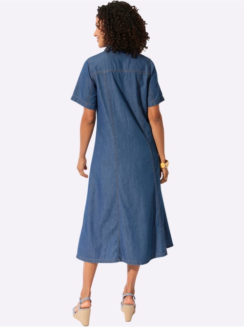 Robe en jean pur coton - taille standard - witt - Kiabi Robe en jean pur coton - taille standard - witt - Kiabi