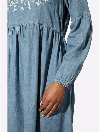Robe En Jean Pur Coton - Taille Standard - Witt
