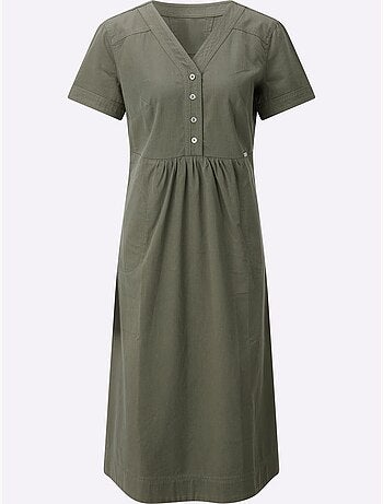 Robe En Jean Pur Coton - Taille Standard - Witt