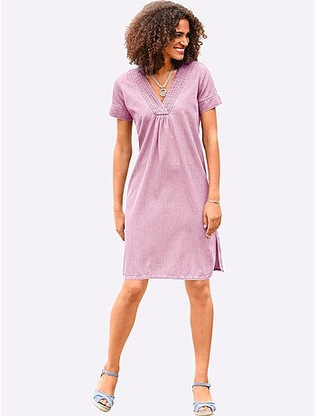 Robe En Jean Pur Coton - Taille Standard - Witt