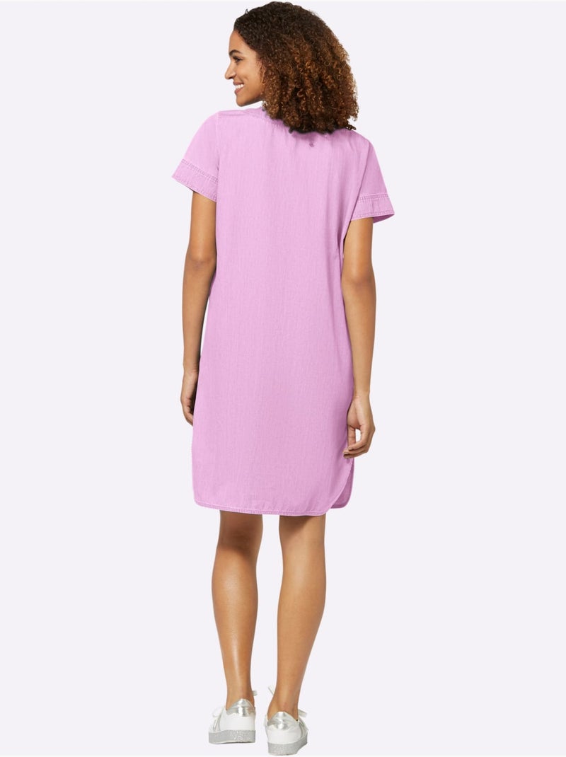 Robe En Jean Pur Coton - Taille Standard - Witt Rose - Kiabi