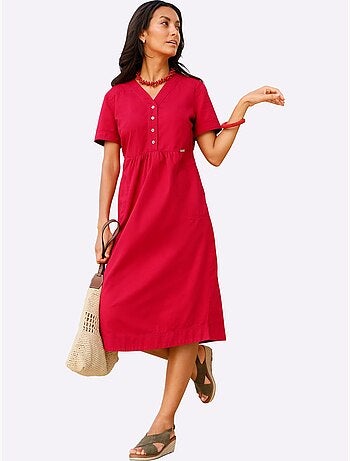 Robe En Jean Pur Coton - Taille Standard - Witt