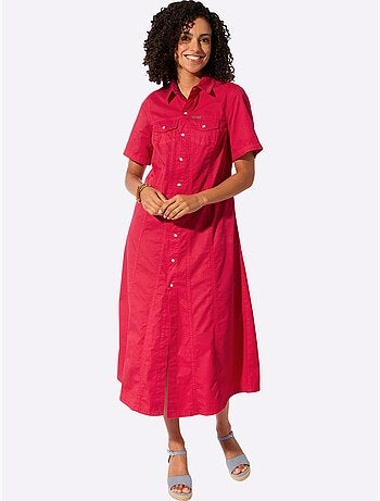 Robe En Jean Pur Coton - Taille Standard - Witt