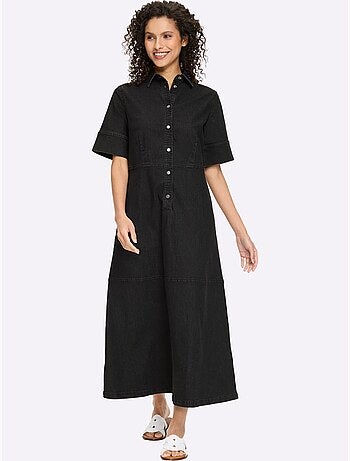 Robe En Jean Qualité Coton - Taille Standard - Helline