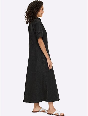 Robe En Jean Qualité Coton - Taille Standard - Helline
