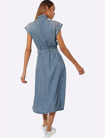 Robe En Jean Qualité Lyocell - Taille Standard - Helline